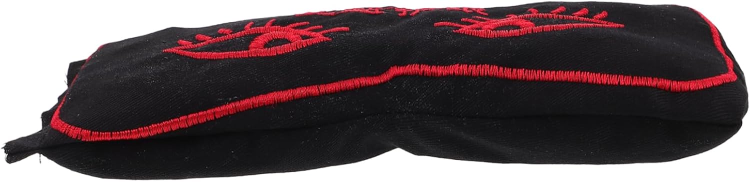 Healvian Weighted Eye Mask with Thai Wormwood and Sea Salt Reusable Heated Eye Pillow for Sleeping and Relaxation Ergonomic Design and Provide Soothing Warmth