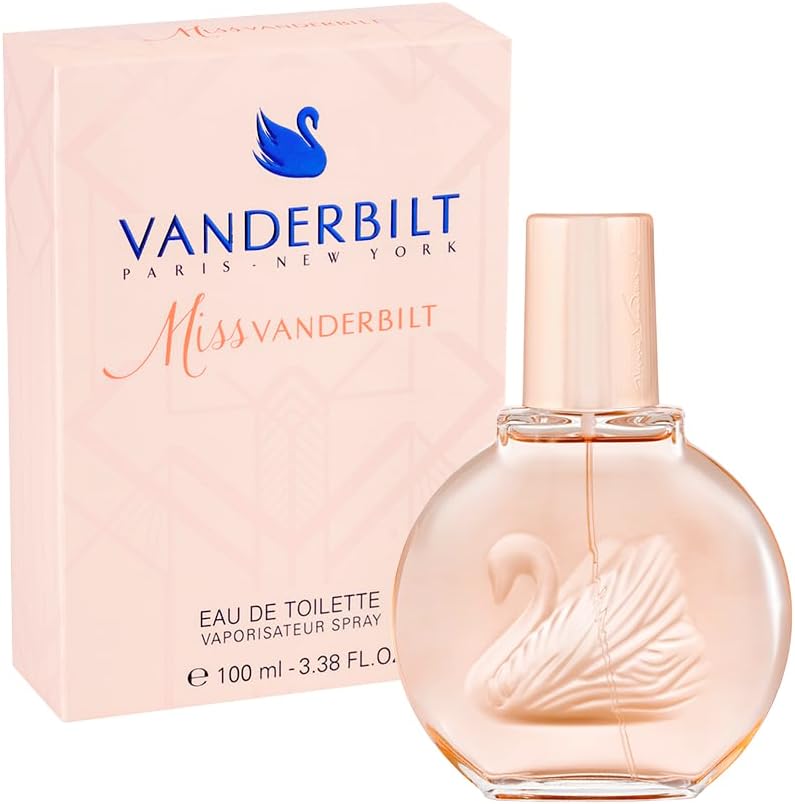 Miss Vanderbilt Eau De Toilette 100ml Spray, Floral Female Perfume, Fragrance For Women, Eau De Toilette For Women, Romantic Womens Perfumes - Genuine Gloria Vanderbilt Perfume for Women