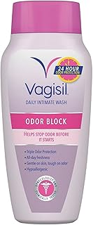 Vagisil Odor Block Daily Intimate Vaginal Wash 12 oz (Pack of 2)