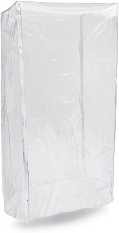 New Star Foodservice 36565 Commercial-Grade Sheet Pan/Bun Pan Rack Cover, Plastic, 20-Tier, 28" L x 23" W x 61" H, Clear