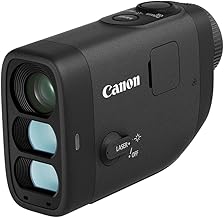 Canon PowerShot Golf Digital Laser Rangefinder, Digital Zoom, Magnify 6X to 12x, Built-in Slope Correction, Photo and Video Camera Capabilities, IPX4 Equivalent Water Resistant, Black