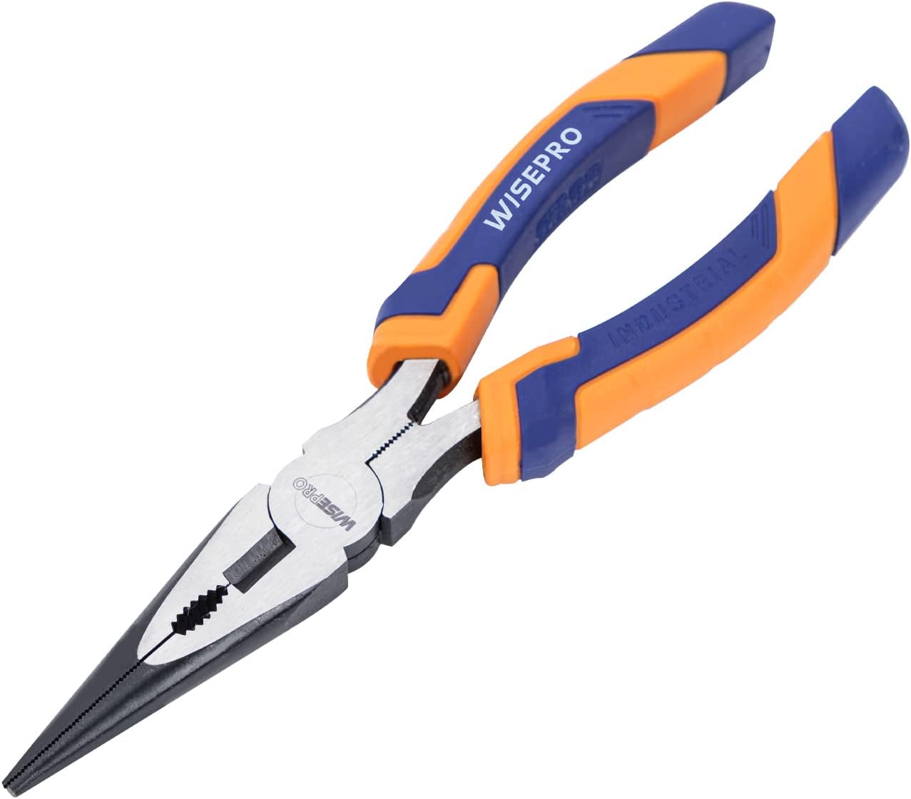 6/8 inch Long Nose Pliers with Side Cutters forged from 60CRV Chrome Vanadium