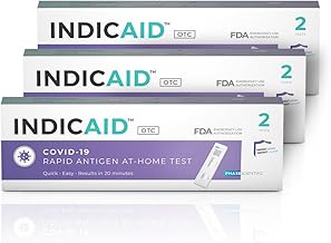 COVID-19 Rapid Antigen Test, Covid Home Test, FDA EUA Authorized, COVID Test at Home, HSA/FSA Eligible, Quick and Accurate Results (6 Pack) Bulk Pack for Back to School