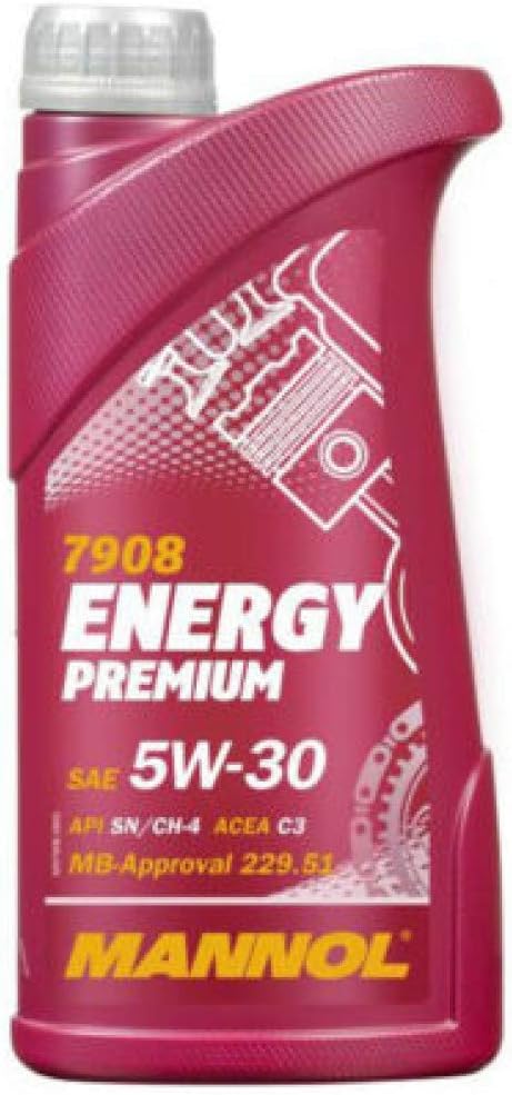 MANNOL Energy 5W30 C3 Fully Synthetic Engine Oil, 1 Litre