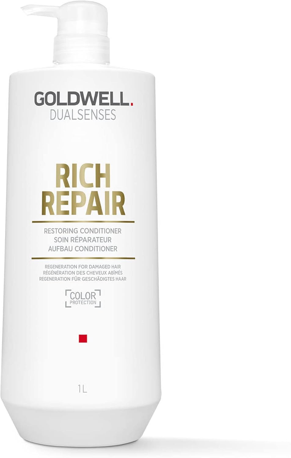 Goldwell Dualsenses Rich Repair Restoring Conditioner for Dry to Severely Damaged Hair, Restore, Replenish, Soften, Colour Protection, 1000ml