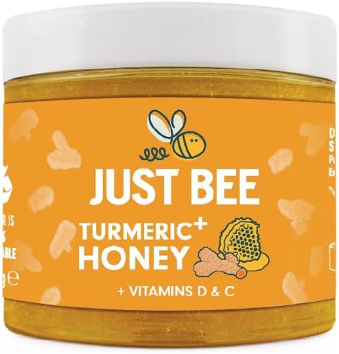 Just Bee Turmeric + Honey (260) | With Turmeric Extract, Vitamin D & Vitamin C | Supports Function of Immune System