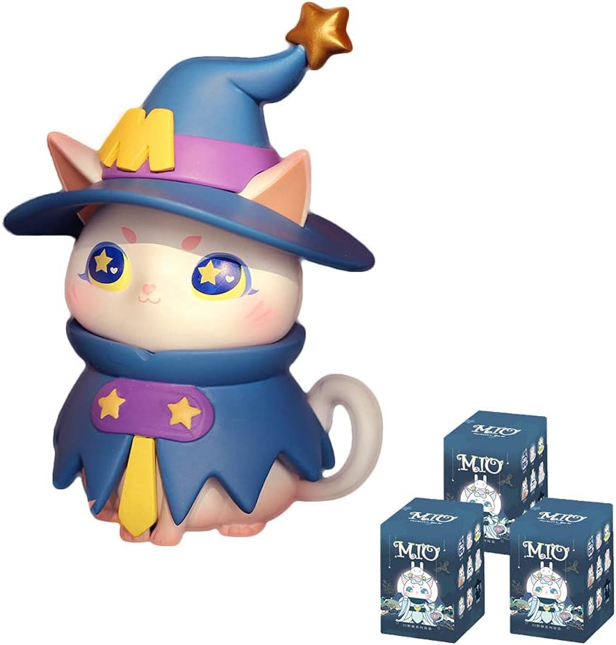 Aven Rabbit Emma Colorful Sweet Heart Beans Series Blind Box Action Figures Mystery Box Cute Random Toys Birthday Gift Christmas Collectible Toy for Desktop Ornaments,3 PCS