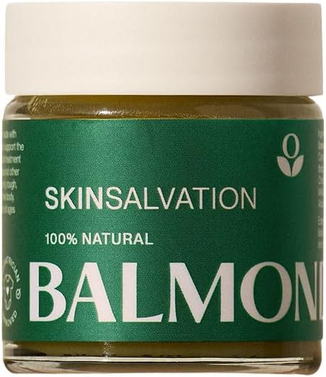 Balmonds Skin Salvation Moisturising Balm 30ml - Natural Eczema & Psoriasis Treatment Suitable for All Ages, Handmade in UK