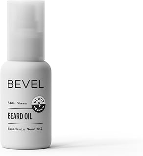 Bevel Beard Oil for Men - Moisturizing Beard Oil with Jojoba Oil and Argan Oil, Adds Shine and Helps Prevent Dryness, Frizz and Breakage, 1 Oz