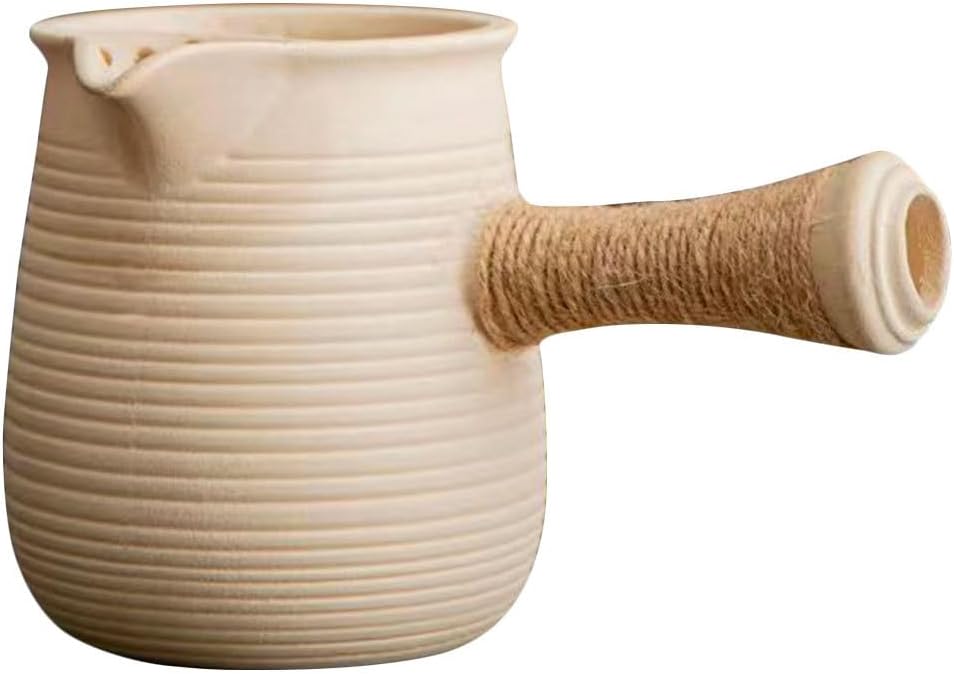 Alipis Clay Teapot with Side Handle, Stove Top Tea Kettle, Vintage Japanese Teapot, Kyusu, For Outdoor Camping, Home Kitchen, style1, 2104265O6Z7XK