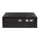 BUFFALO MediaStation Desktop 16x External Blu-ray Writer for PC with USB 3.0. TAA Compliant. Plays and Burns Blu-Rays, DVDs, and CDs.