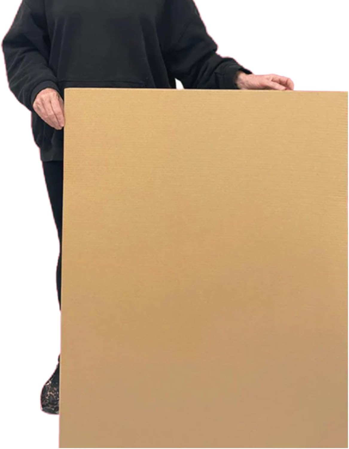 10pcs Corrugated Cardboard Sheets 762x1016mm| Lightweight Single Walled Large Cardboard Sheets | Biodegradable & Recyclable Corrugated Pads Dividers | Ideal For Packaging, Cushioning and Crafts