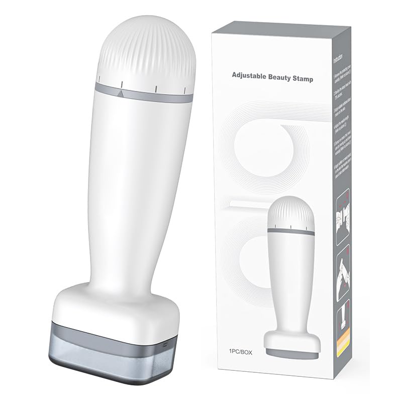 Titanium Derma Stamp,Microneedle Stamp 0.25 mm,Microneedling DermaStamp Pen for Women and Men Home Use