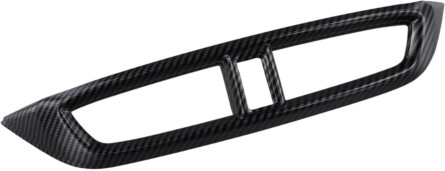 16) Add a Touch of Luxury to Your For Honda For CRV with Carbon Fiber Center Console AC Air Outlet Vent Trim