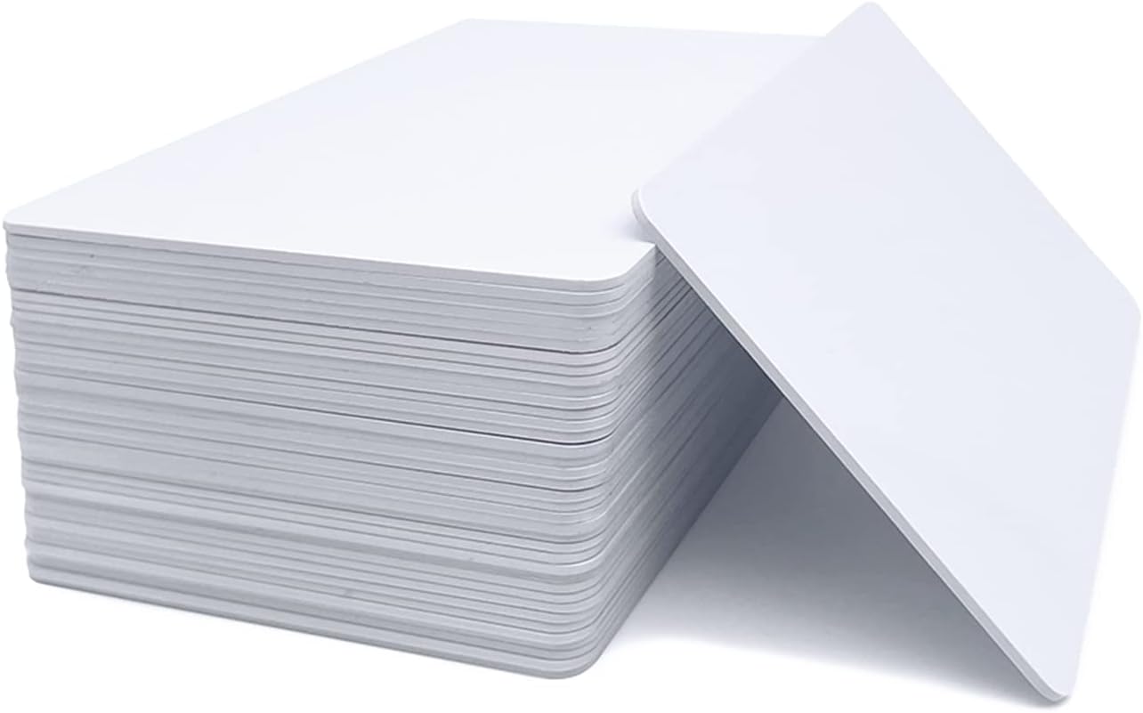 40 Pieces FONGWAH Programmable RFID M1 Card 1K Bytes Compatible with S50 Chip 13.56MHz for Employee or Student ID Hotel Key and Loyalty Cards