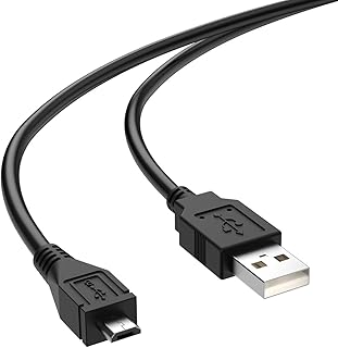 Micro USB Charging Cable, for Astro MIXAMP PRO TR, USB 2.0, 6 Foot, Black
