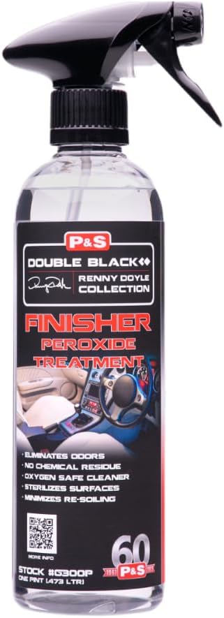 P & S Professional Detail Products Finisher Peroxide Treatment – Odor & Stain Eliminator, Breaks Down Organic Residue, Reduces Re-Soiling, No Chemical Residue - 16 oz Spray