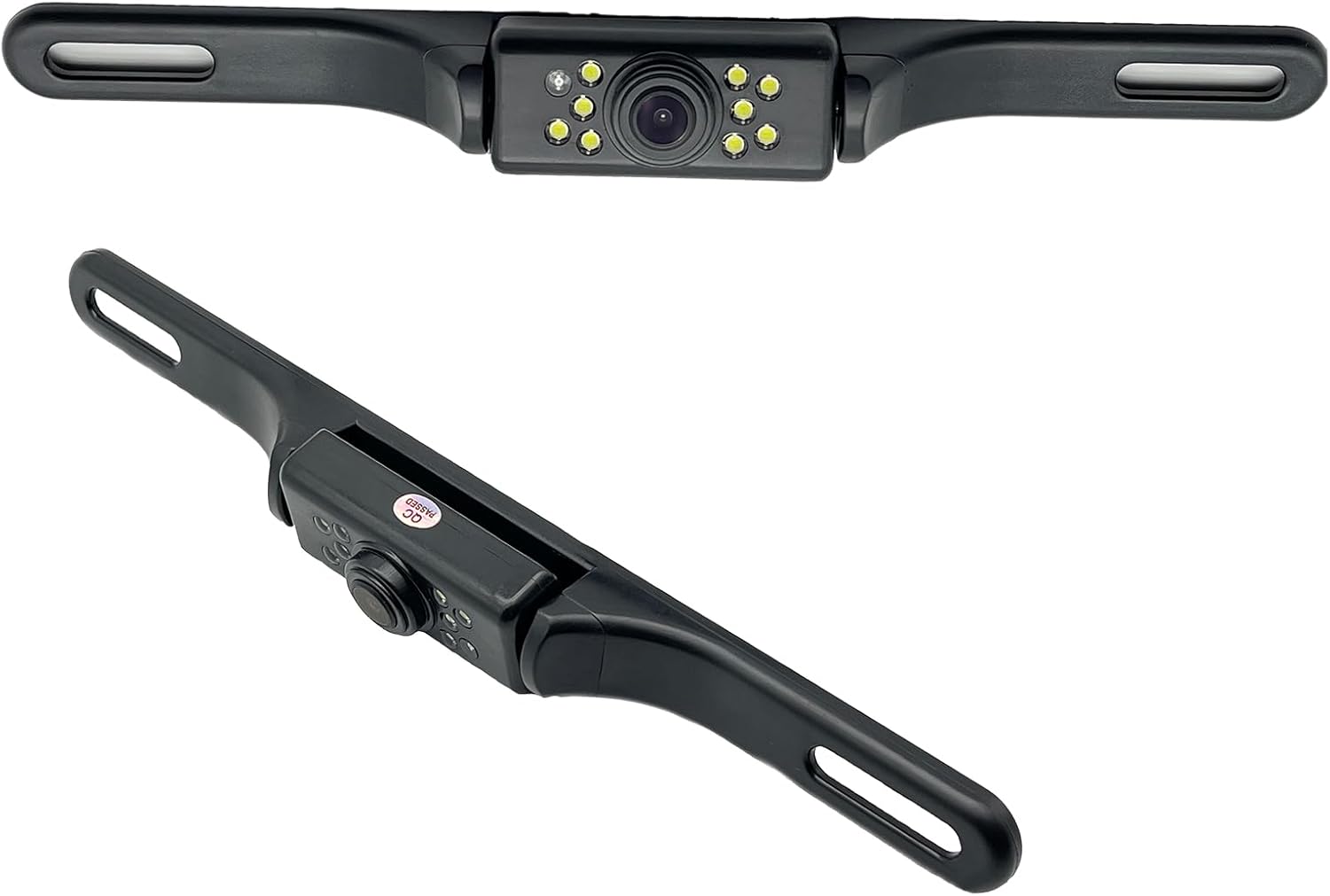 YIMU Car Backup Camera, License Plate Camera with 7 LED Lights Rear Camera, HD Night Vision Rear View Camera,Wide View Angle, IP69K Waterproof Reverse Vehicle Camera for Cars,SUV,Trucks,RV, Pickup