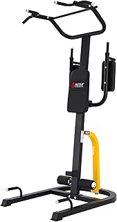 Altas Strength AL-159 Power Tower for Push-Up, Pull-Up, Dip, Knee Raise, Sit-up, Chin Up Bar Stand | 500lb Capacity, Light Commercial Gym Equipment