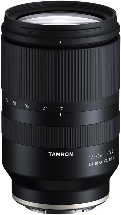 Tamron 17-70mm f/2.8 Di III-A VC RXD Lens for Sony E APS-C Mirrorless Cameras Black