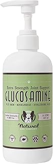Natural Dog Company Liquid Glucosamine Hip & Joint Oil for Dogs, 16 oz, Extra Strength Cartilage & Joint Support, Helps Mobility and Eases Occasional Stiffness, Dog Vitamins & Supplements