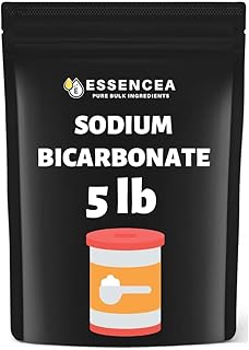 Sodium Bicarbonate 5lb by Essencea Pure Bulk Ingredients | Baking Soda | Bulk Bag (80 Ounces)