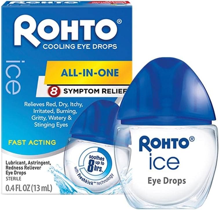 Rohto Eye Drops Cooling R Size .05z Rohto Eye Drops Cooling Relief .05z