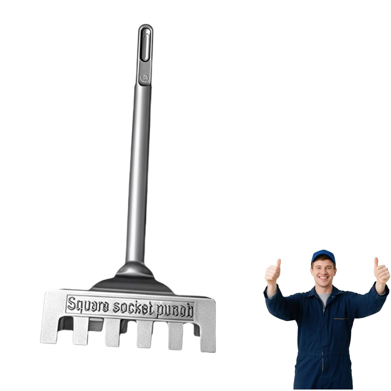 Creative Square Hole Cutter for Electrical Box,Fast Wall Square Hole Puncher,Cutouts for Outlet Installation,Rectangle Slot Cutter Tool,Drywall Oscillating Saw for Installing Socket & Boxes