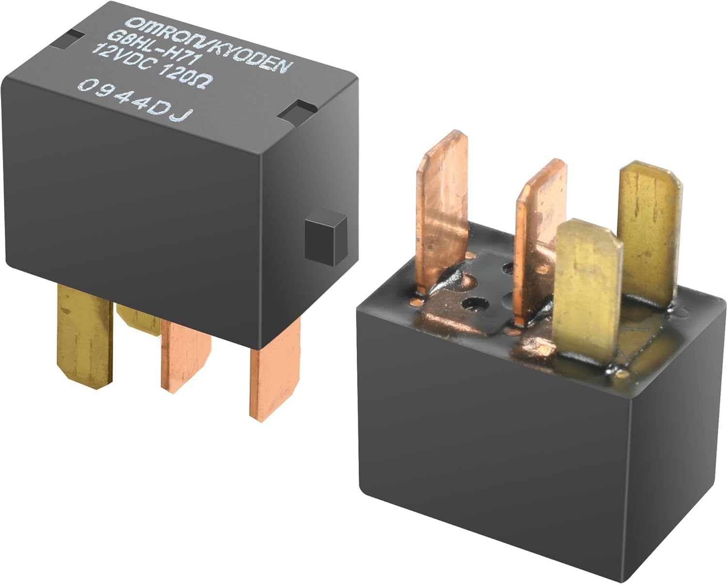 Zodazoqa 2PCS Car AC Relay, G8HL-H71 AC and Starter Relays Replace 39794-SDA-A03, Power Relay Assembly Starter Replacement, 4 Pins Multiple Use Relays Plug for Accord, Civic, Element, CR-V, CR-Z