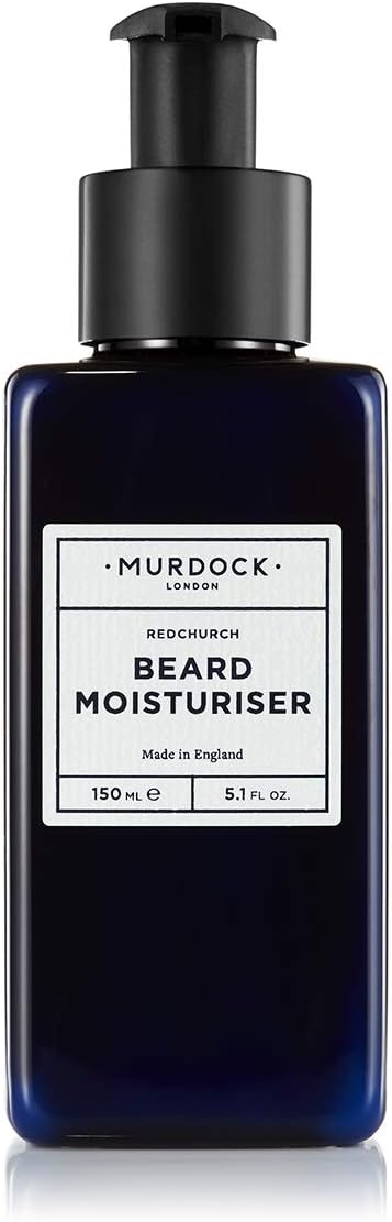 Murdock London Natural Beard Moisturiser with Aloe Vera - Hydrating Beard Lotion Made of Natural Oil for Dry Facial Hair - 150ml