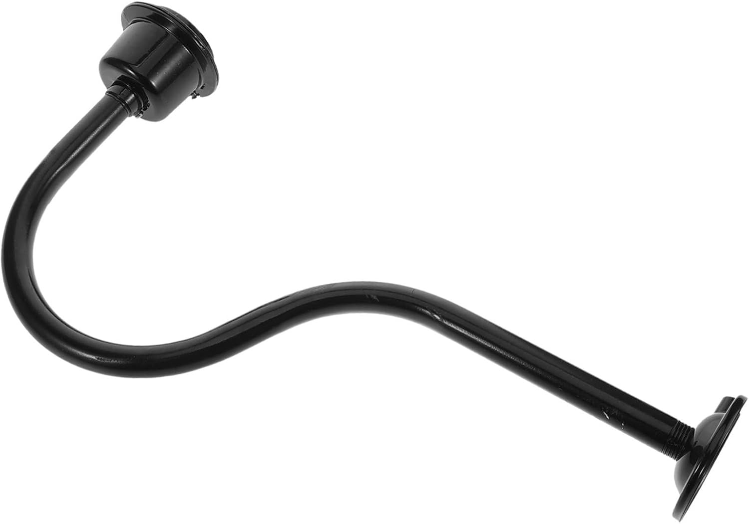 Adjustable Light Fixture with Bent Arm for Outdoor Use for Gardens Signs and Commercial Spaces Rustproof Lamppost Holder for All Climates