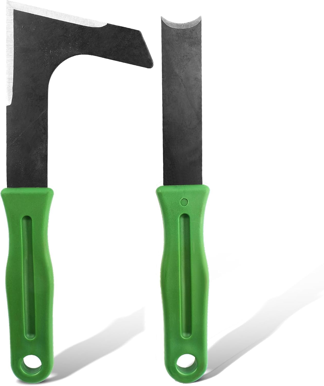 2pcs Garden Weeder Tool Set - 20cm Iron Weed Removal Tool Set with Comfortable Plastic Handle, DIY Tool for Paving, Bricks, Driveways, Weed Puller for Removing Moss and Weeds, Patio