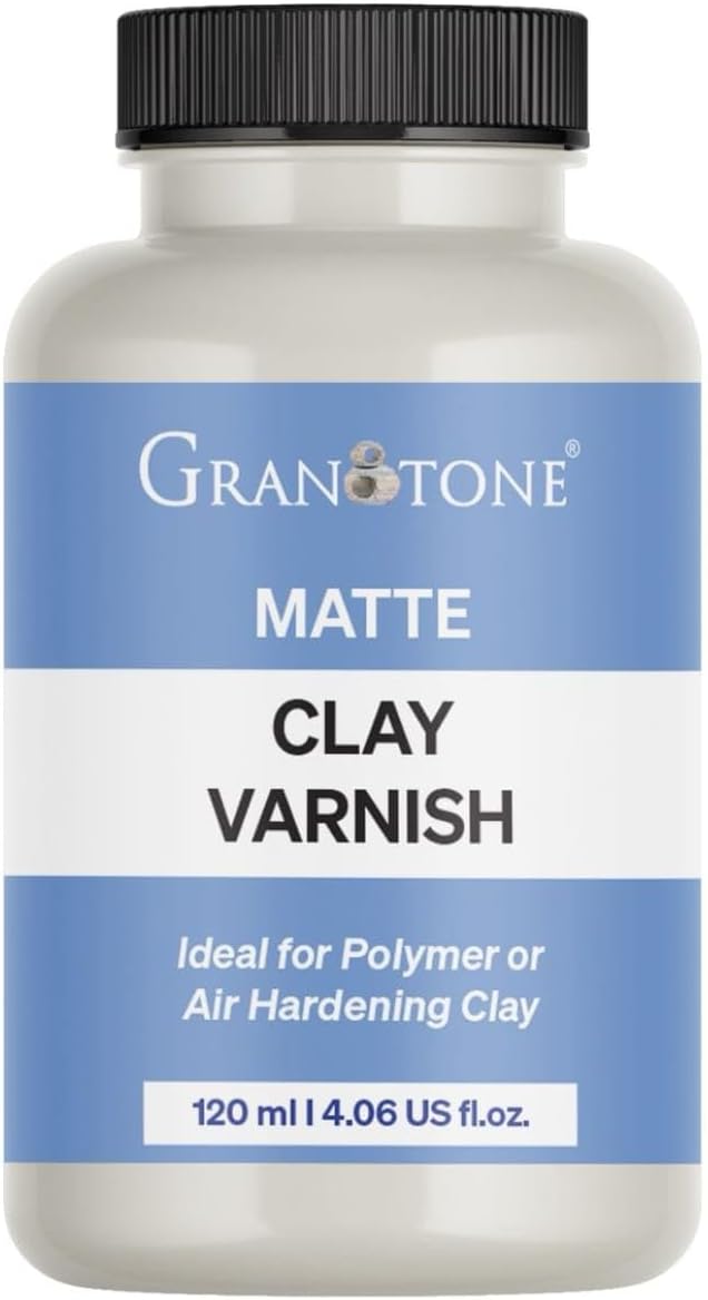 Granotone Clay Varnish Water Based Formula for Protective Finish Air Dry Polymer (Matte)