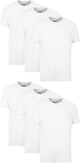 Hanes Men's Cotton, Moisture-Wicking Crew Tee Undershirts, Multi-Packs Available