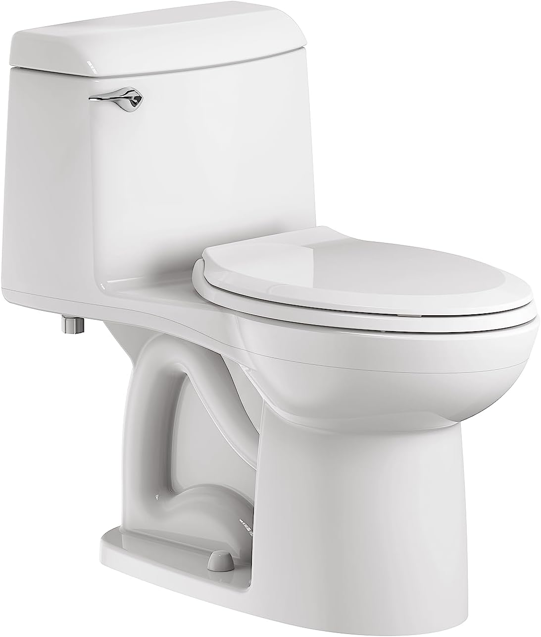 American Standard 2004314.020 Champion 4 One-Piece Toilet with Toilet Seat, Elongated Front, Standard Height, White, 1.6 gpf