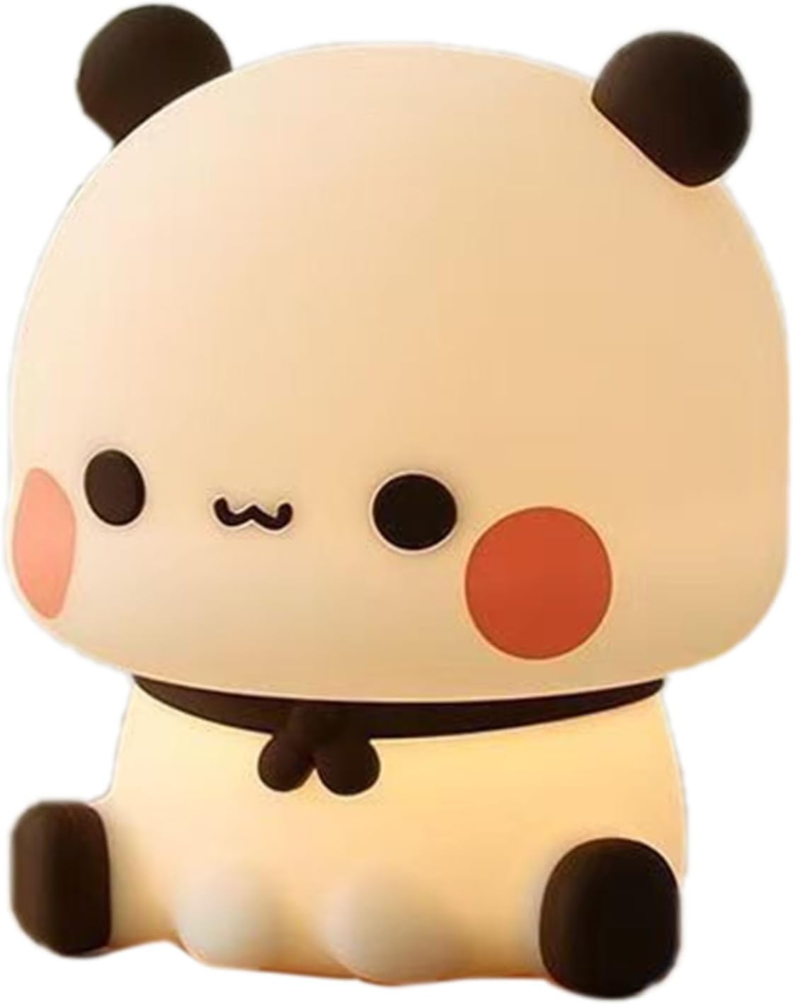 Bubu Dudu Night Light, Cute Panda Light, LED Novelty Animal Lamp | 3 Modes Dimmable Kids Girls Nightlight Bedroom Must Haves (White, 8.5x7.5x10cm)