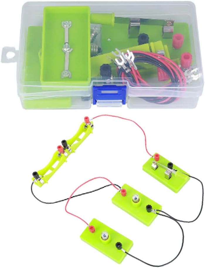 Circuit Learning Kit for Kids, DIY Basic Electric Circuit Laboratory Experiments Beginner Circuit Learning Project for Teaching Series and Parallel Circuit(Series Parallel Circuit)