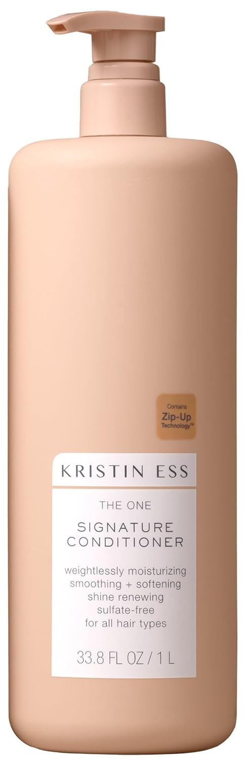 Kristin Ess Hair The One Signature Conditioner for Dry Damaged Hair - Moisturizes, Smooths, Detangles + Softens Hair - Sulfate Free, Color + Keratin Safe, 33.8 fl. oz.