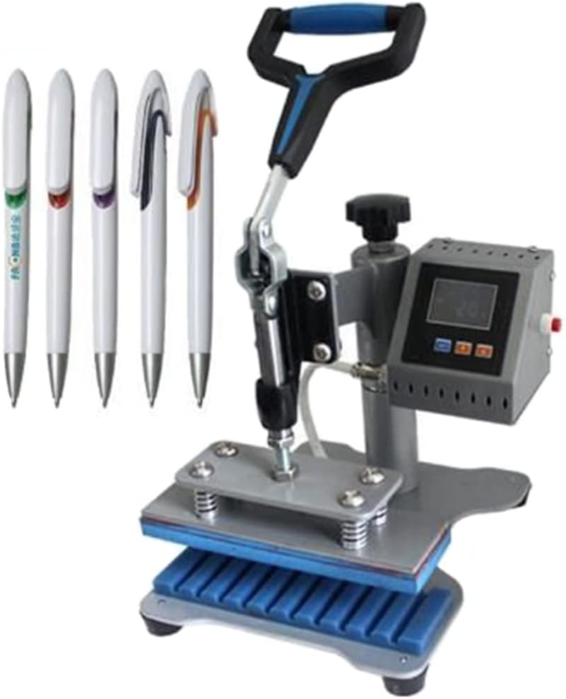 Ball Pen Heat Press Printing Machines, Manual Heat Press Machine, 10 In 1 Sublimation Transfer Pen Combo Heat Press Machine Pen Printing Machine, for Multicolor Pen Print