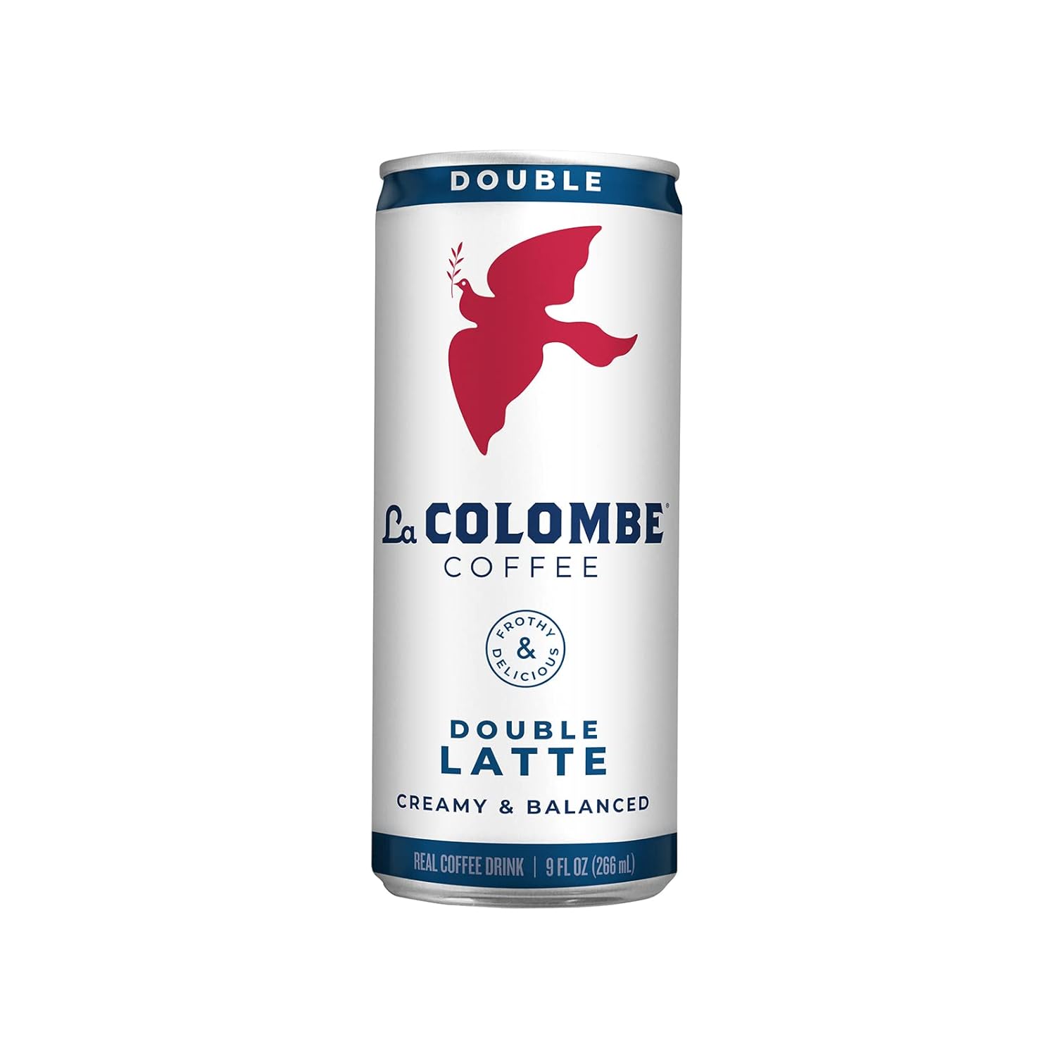 La Colombe Double Shot Draft Latte - 9 Fluid Ounce, 16 Count - Cold-Pressed Espresso and Frothed Milk - Made With Real Ingredients - Grab And Go Coffee