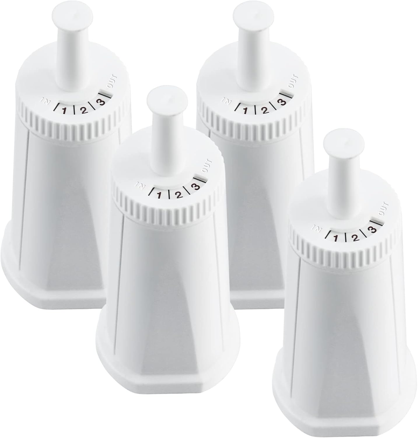 Replacement Filter for Breville Barista Express Barista Pro Barista Touch Oracle Touch Claro Swiss, 4 Pack Breville Espresso Machine Water Filter Compatible with Breville BES880 BES878 BES990 LUXRILIX