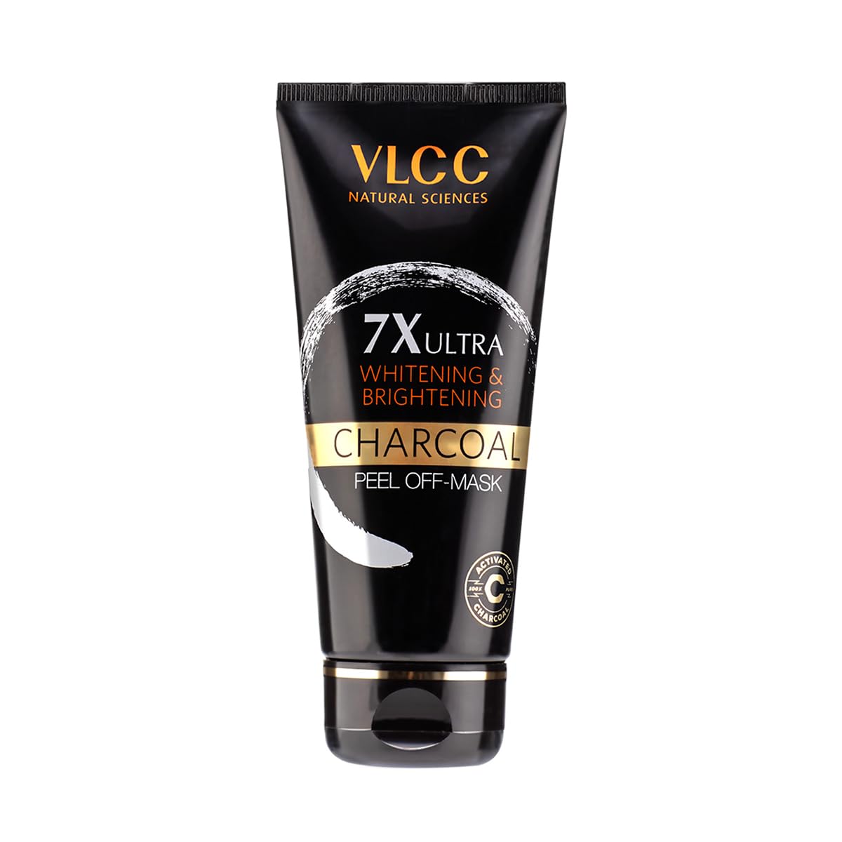 VLCC 7X Ultra Whitening & Brightening Charcoal Peel Off Mask(100gm)