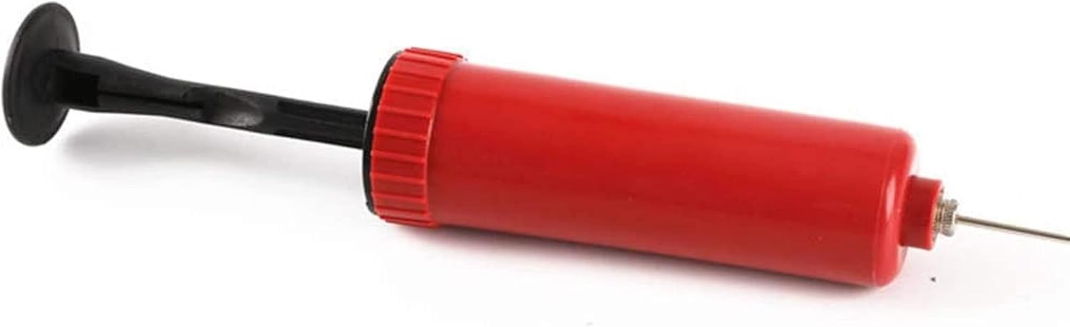 Portable air pump mini hand pump inflator with 1 standard needles, ball pump for your soccer, basketball, football, pilates ball, volleyball, handball, rugby ball