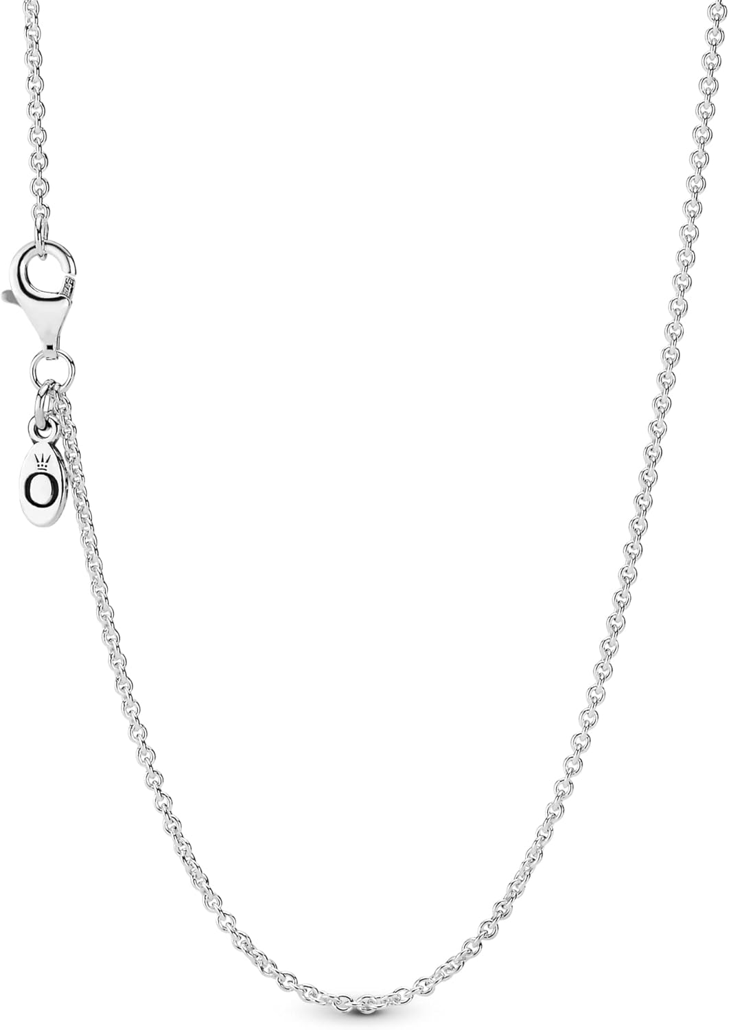 PANDORA Jewelry - Classic Cable Chain Necklace - Gift for Her - Sterling Silver - 35.4"