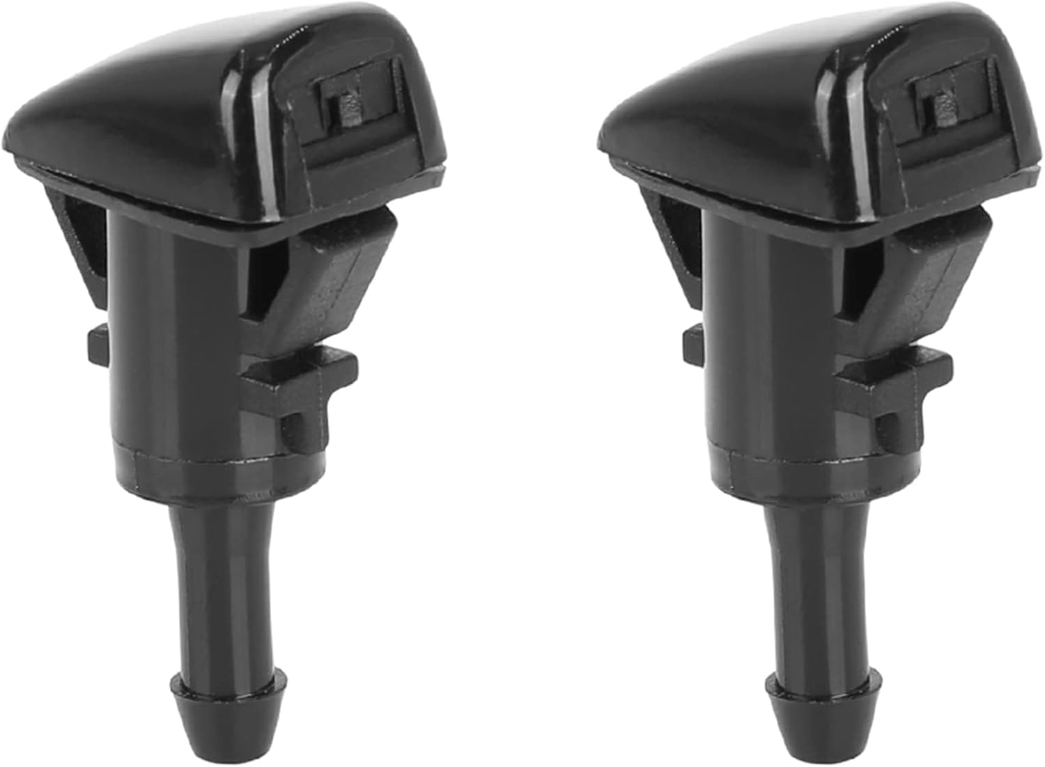 MACHSWON 2PCS Windshield Washer Nozzle Sprayer, Replacement for 7133-232314B 15878745 for GMC Envoy 2002-2009,for Chevrolet Trailblazer 2002-2009,for Oldsmobile Bravada 2002-2004, Single Hole Design