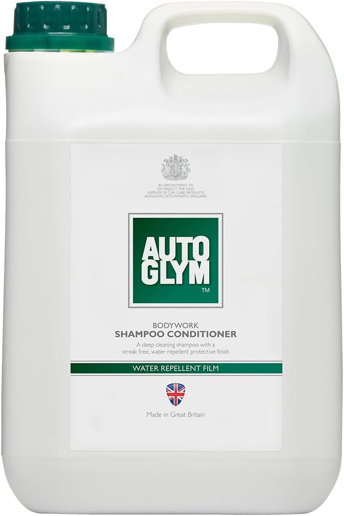 Autoglym Bodywork Car Shampoo Conditioner, 2.5L - Low Foam Car Shampoo For All Bodyworks - pH Neutral, 125 Washes, Wax Safe Formula for Car Cleaning and Car Detailing - Concentrated Car Wash Shampoo