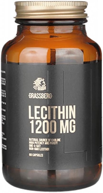 Grassberg Lecithin 1200 mg (60 Caps) Unflavoured