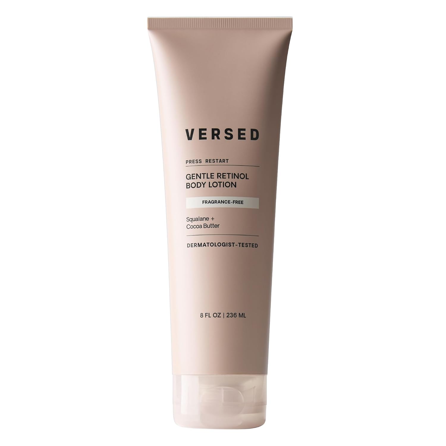 Versed Press Restart Gentle Retinol Body Lotion | Fragrance Free, 8 Oz