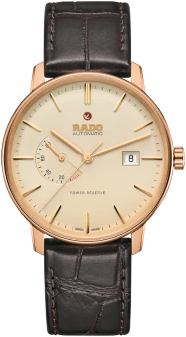 Rado Coupole Classic Automatic Power Reserve Brown Leather Strap 41 mm