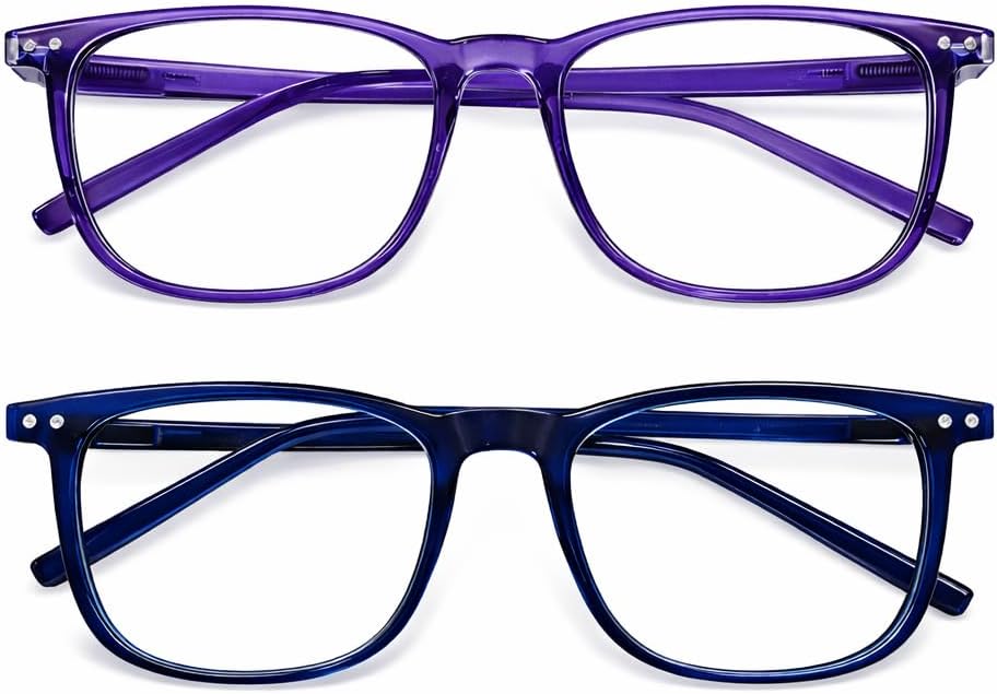 AOSM Blue Light Glasses for Men & Women,Gaming glasses Anti-Glare UV400 Protection,Blue Light Blocking to Relieve Eye Strain